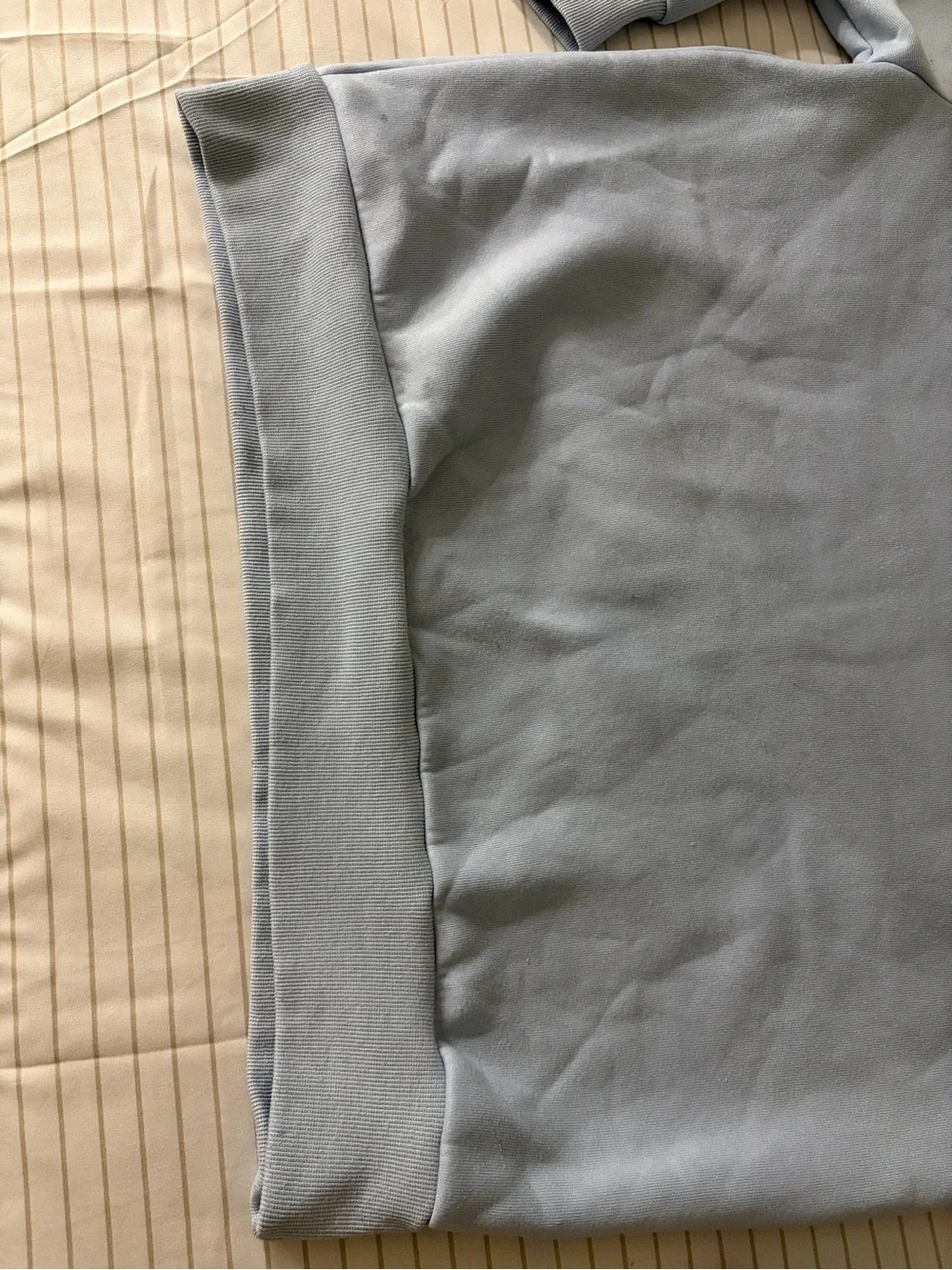 Classic Light Blue Crewneck Pajama Top
